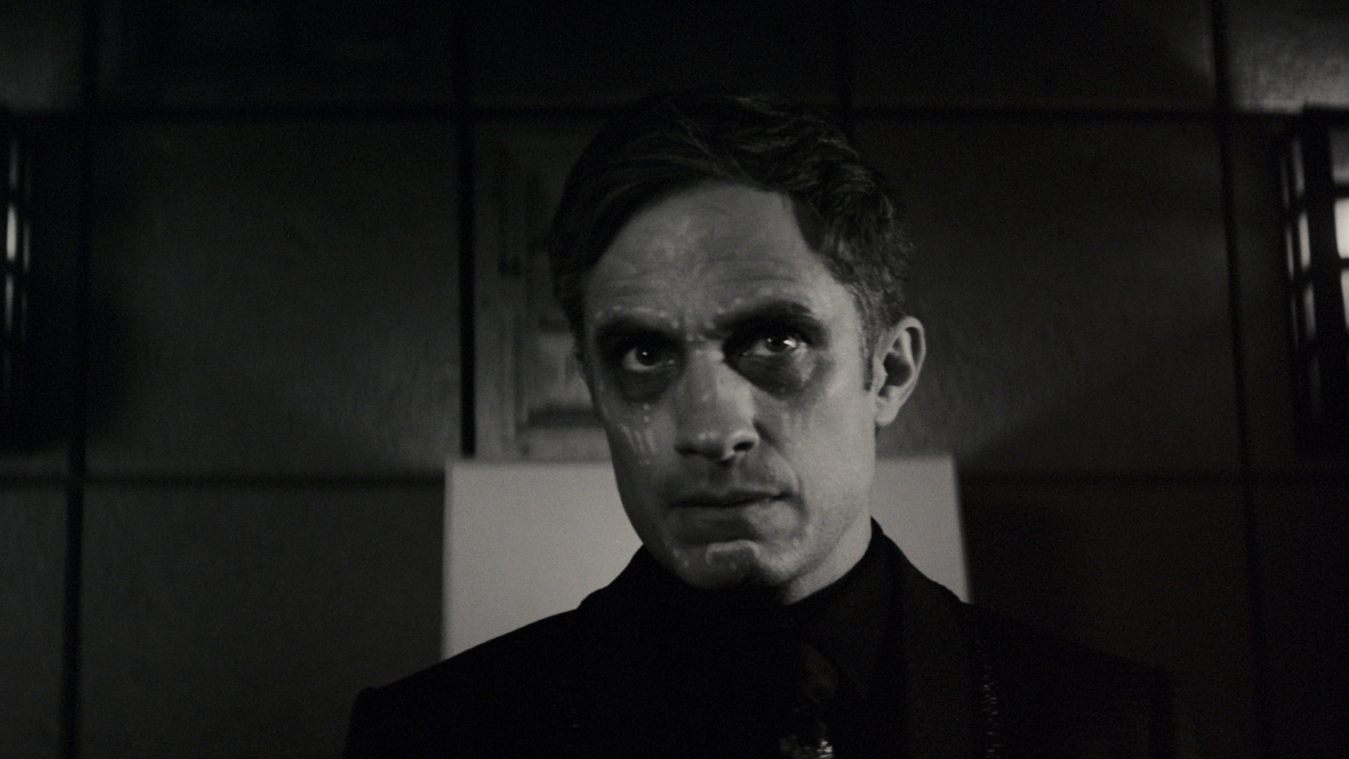 An image of Gael Garc&iacute;a Bernal as Jack Russell in the Marvel Studios special presentation of Werewolf by Night.