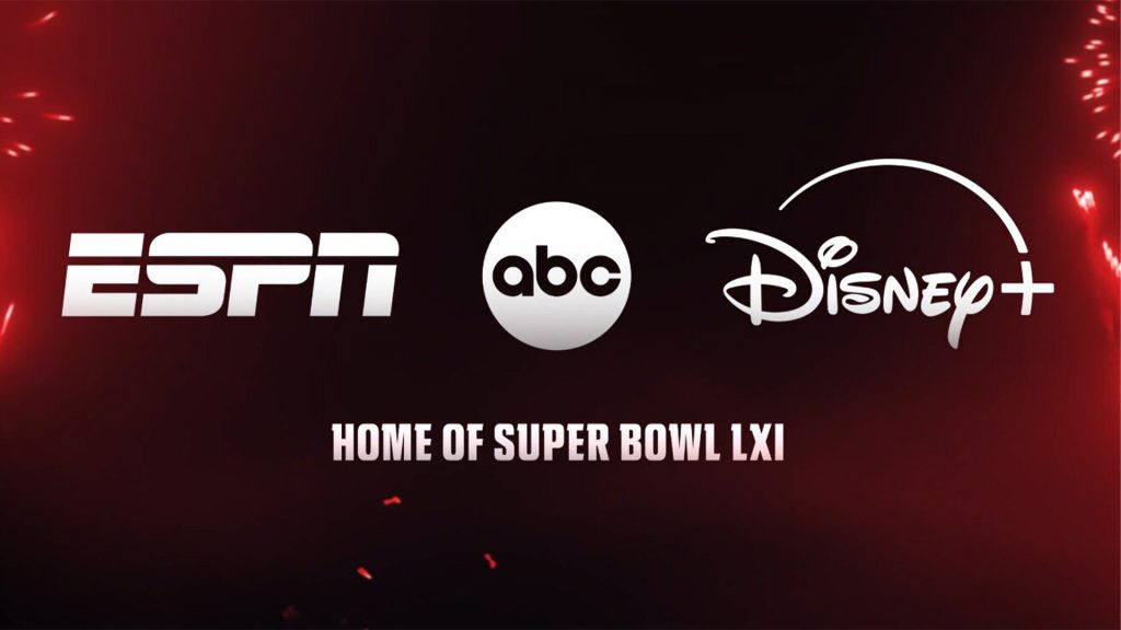 Disney+ Joins ESPN and ABC to Stream Super Bowl LXI